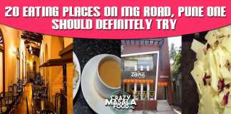 20 Eating Places On MG Road, Pune One Should Definitely Try!
