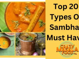 Top 20 Types Of Sambhar Must Have
