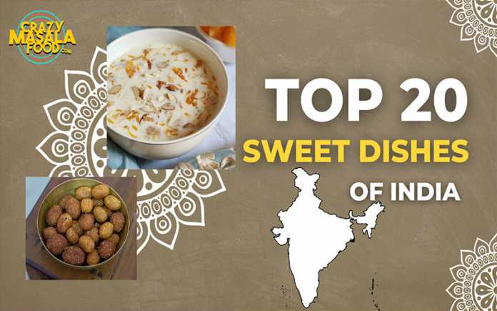 top 20 sweet dishes of india