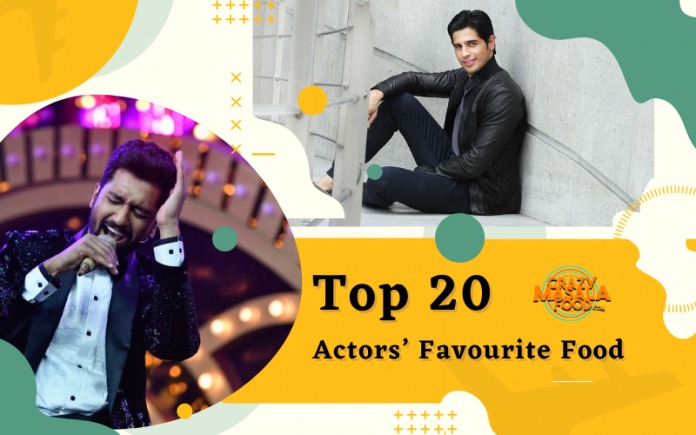 Top 20 Actors Favourite Food Top 20 Actors Favourite Food