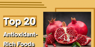 Top 20 Antioxidant Rich Foods