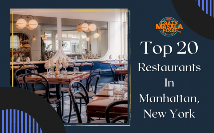 Top 20 Restaurants In Manhattan New York