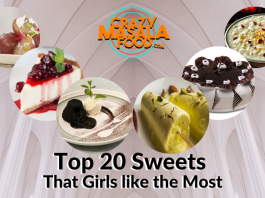 Top 20 Sweets That Girls like the Most