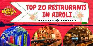 top 20 restaurants in airoli