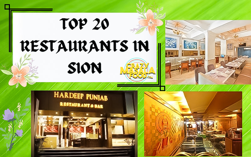 top 20 restaurants in sion