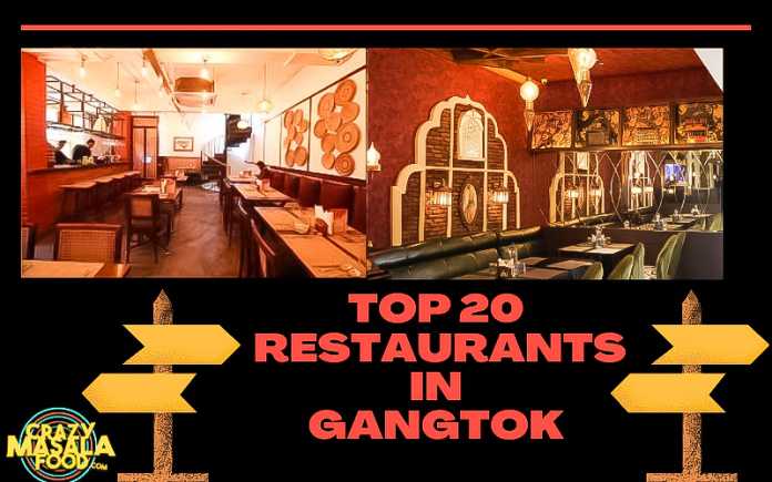 top 20 restaurants in gangtok