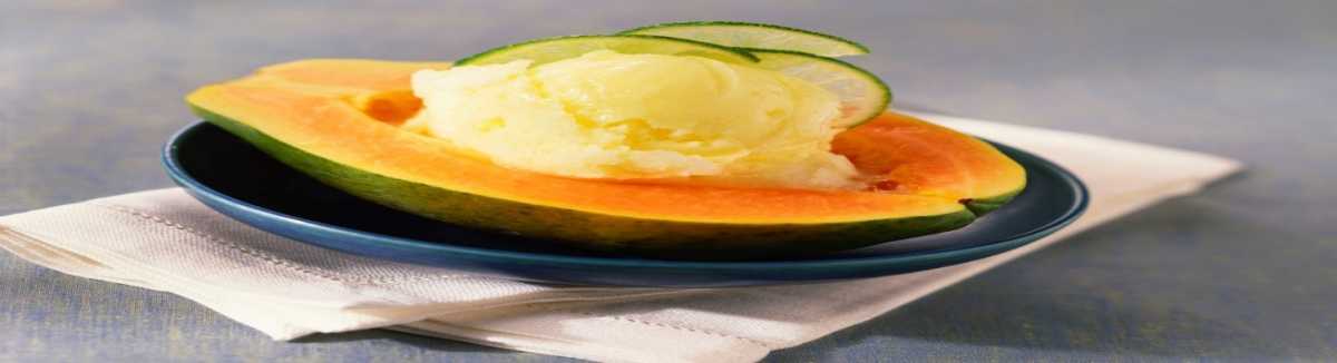 Papaya Ice cream