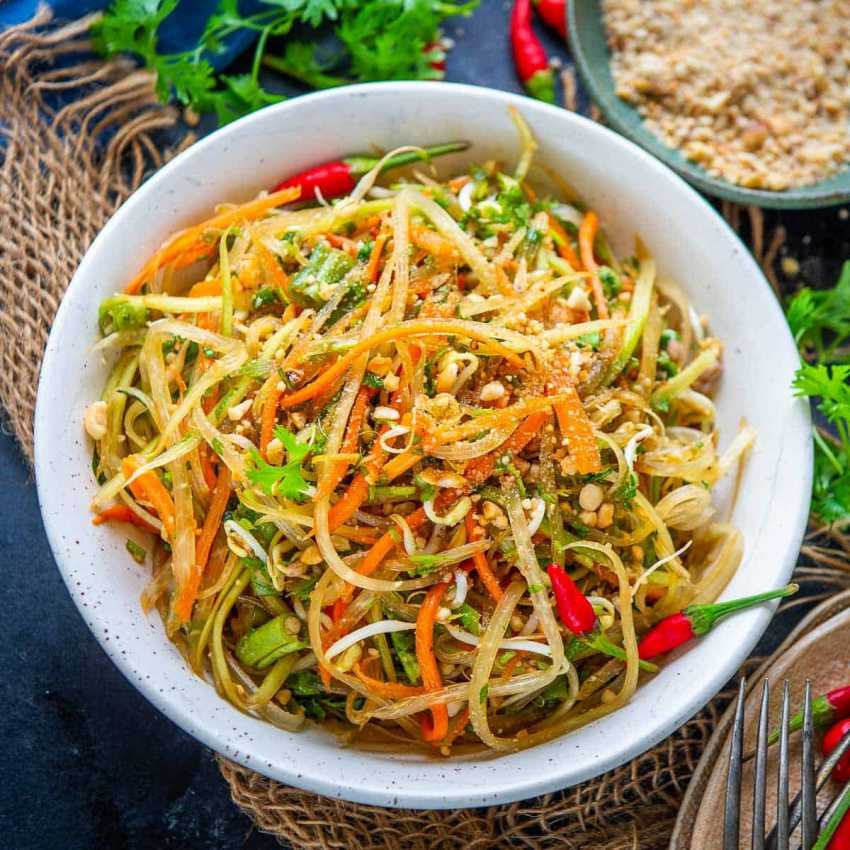 Raw Papaya Salad