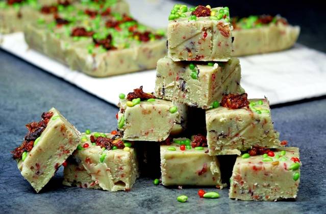 white chocolate pan fudge