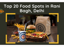 Top 20 Food Spots in Rani Bagh Delhi
