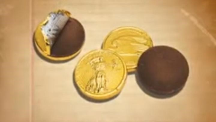 Gold Coins Chocolates