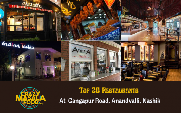 Top 20 Restaurants At Gangapur Road Anandvalli Nashik