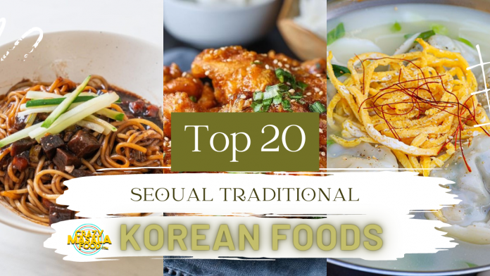 Top 20 seoul traditional korean food