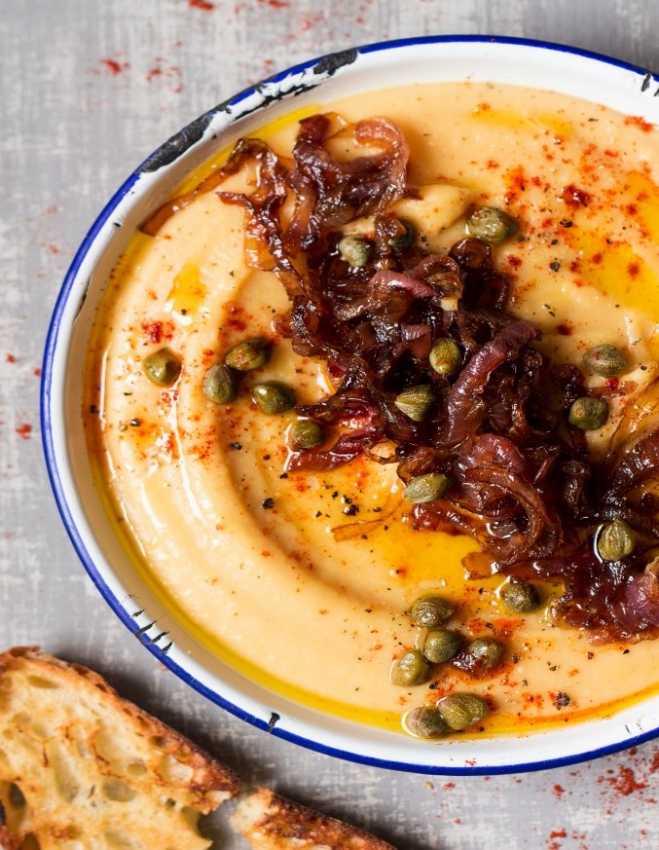 Greek Fava Dip Yellow Split Pea Puree