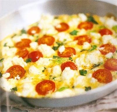 2. Tomato Cheese Omelette.