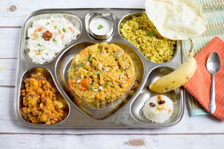 20. South Indian 15 Kinds Of Rice Thali