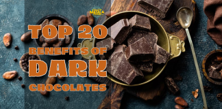 top 20 benefits of dark chocolates