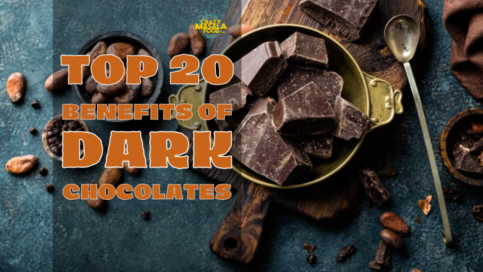 top 20 benefits of dark chocolates