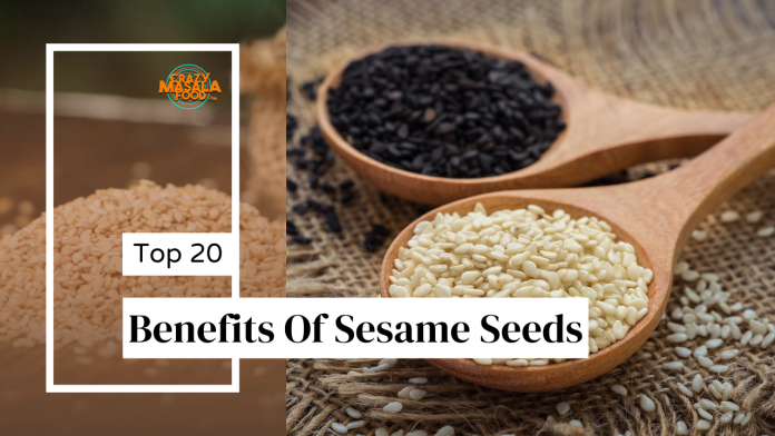top 20 benefits of sesame seeds