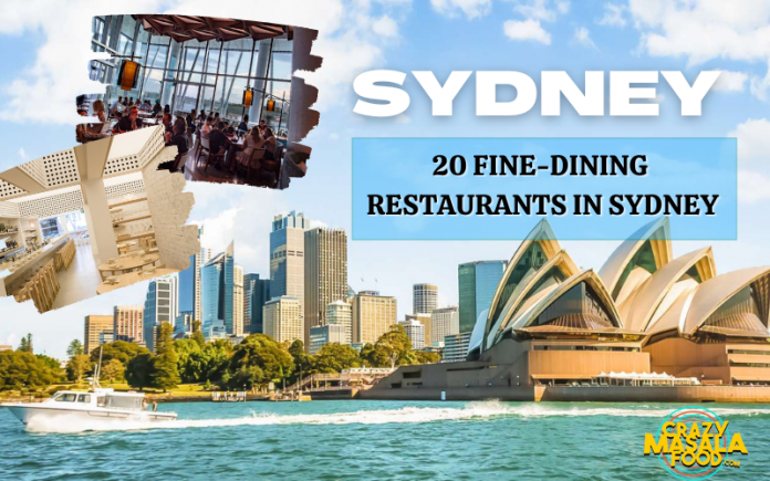 top 20 fine dining restaurants in sydney