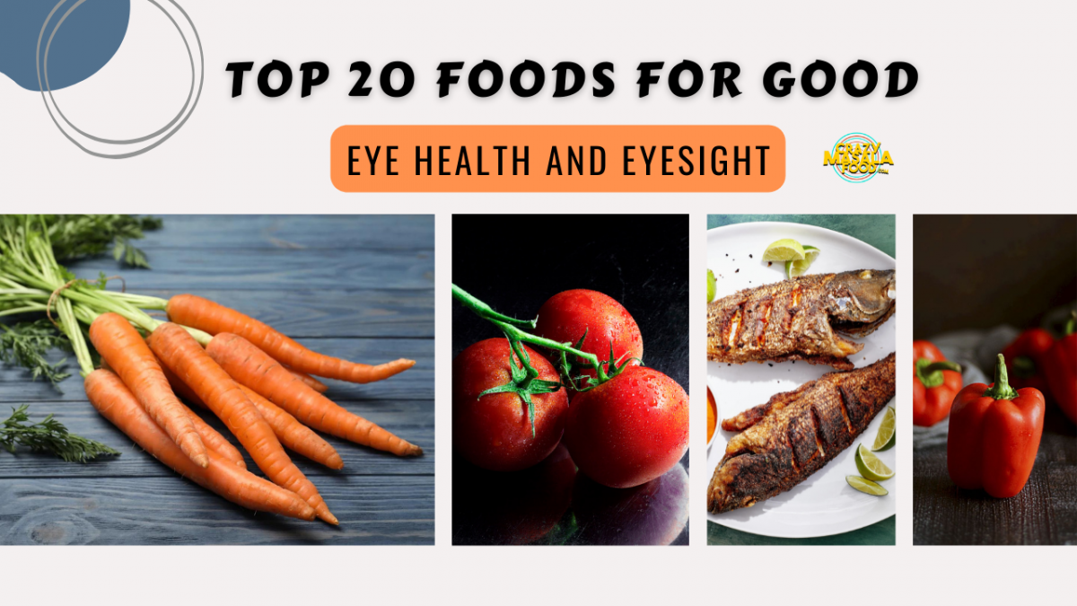 top 20 foods for good eye health and eyesight