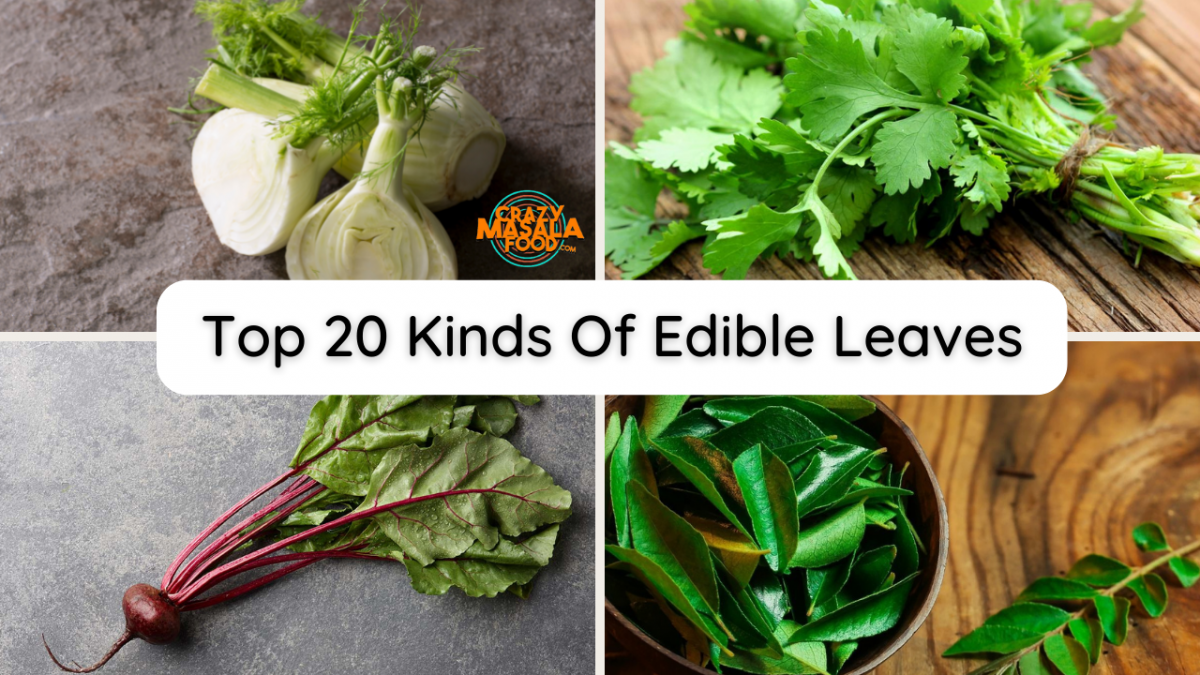 top 20 kinds of edible leaves