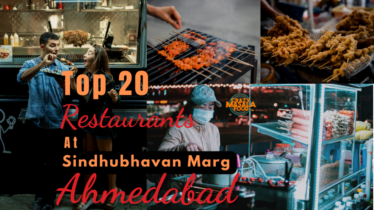 top 20 restaurants at sindhubhavan marg ahmedabad
