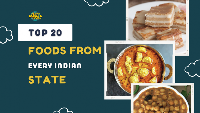 top 20 foods from every indian state