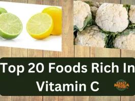 Top 20 Foods Rich In Vitamin C
