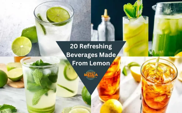 20 Refreshing Beverages Made From Lemon