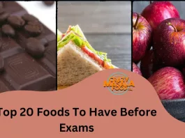 Top 20 Foods To Have Before Exams