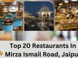 Top 20 Restaurants In Mirza Ismail Road, Jaipur