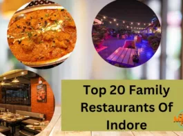 Top 20 Family Restaurants Of Indore