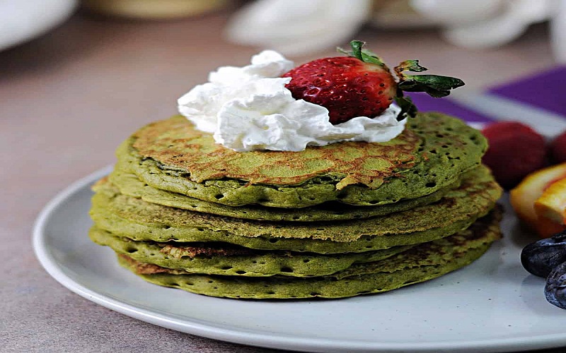 matcha-pancakes