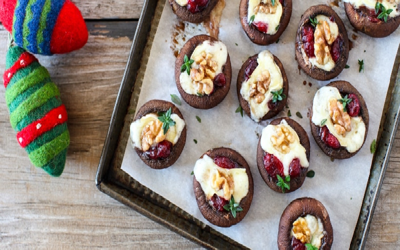 cranberry-and-walnut-stuffed-mushrooms