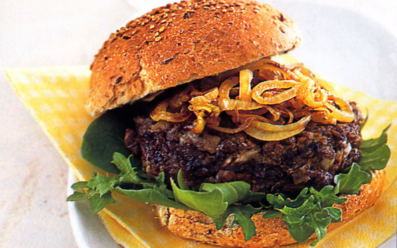 mushroom-and-lentil-burgers