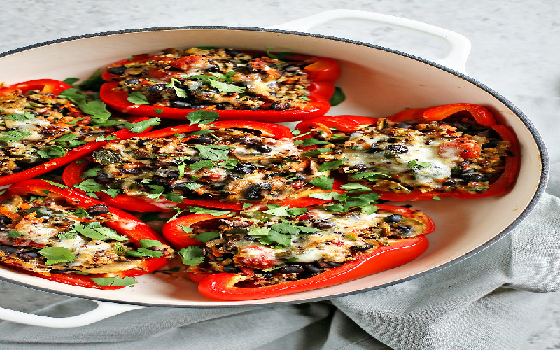 mushroom-and-quinoa-stuffed-peppers