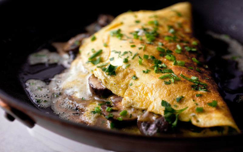 mushroom-omelet