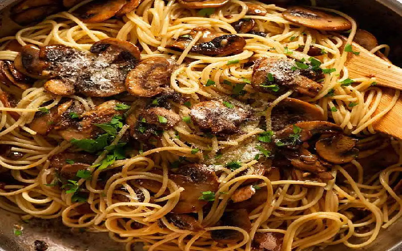 mushroom-pasta