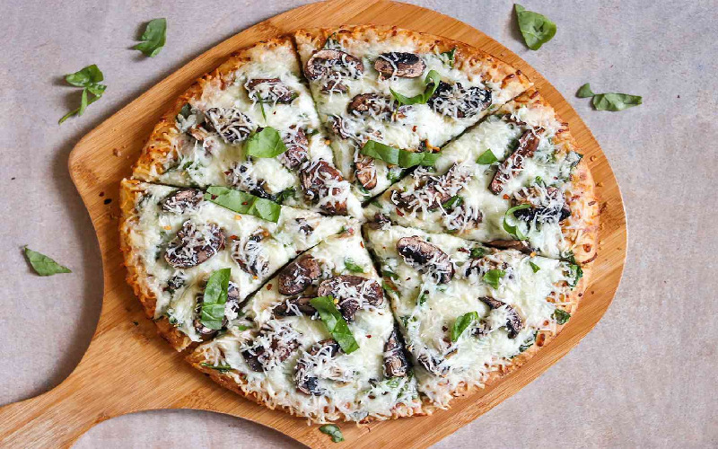 mushroom-pizza