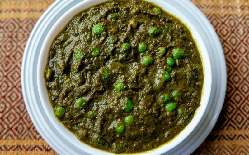 palak-matar palak-matar