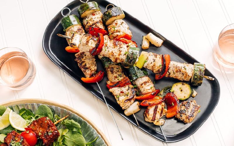 turkey-and-vegetable-skewers