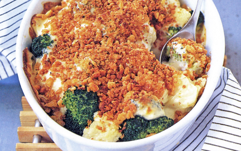 cauliflower-and-broccoli-gratin