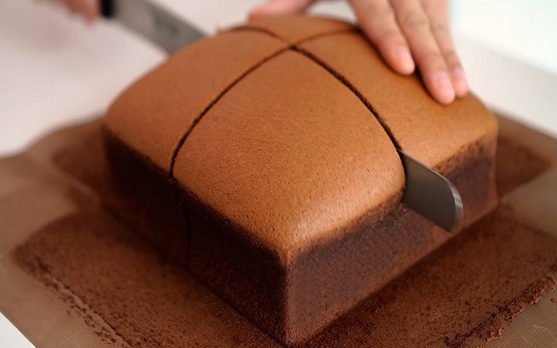 chocolate-souffle-castella-cake-recipe