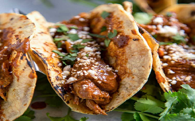 mole-chicken-tacos