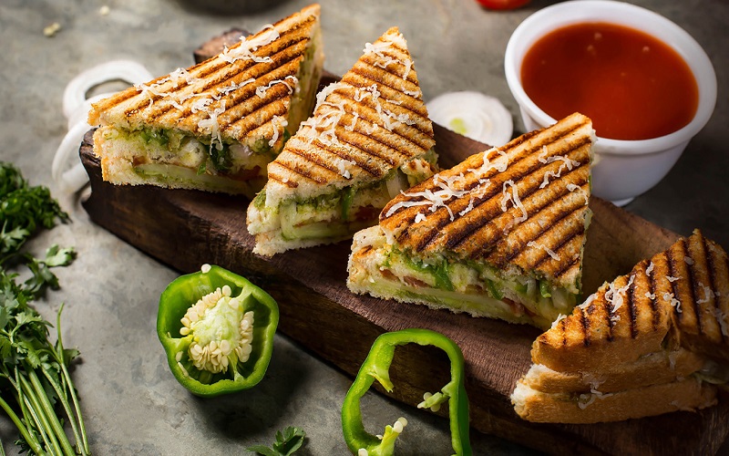 schezwan-sesame-grilled-cheese-sandwich-recipe