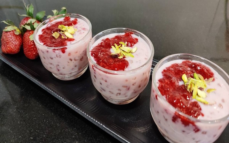 strawberry-sago
