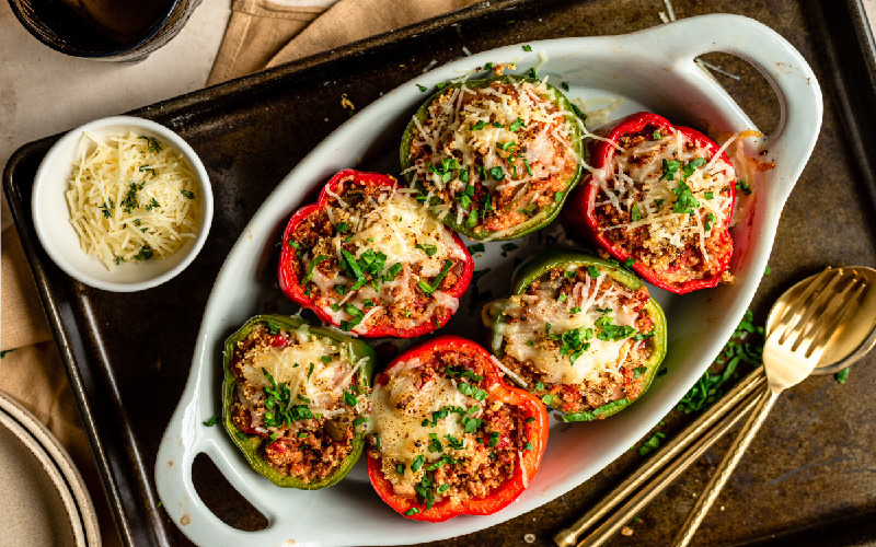 turkey-and-quinoa-stuffed-peppers