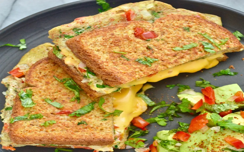 veg-bread-omelet-recipe