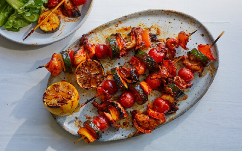mushroom-and-walnut-kebabs